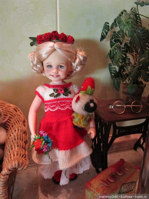 Элина. Мини кукла от Робин Вудс. ООАК Татьяны Карнаух