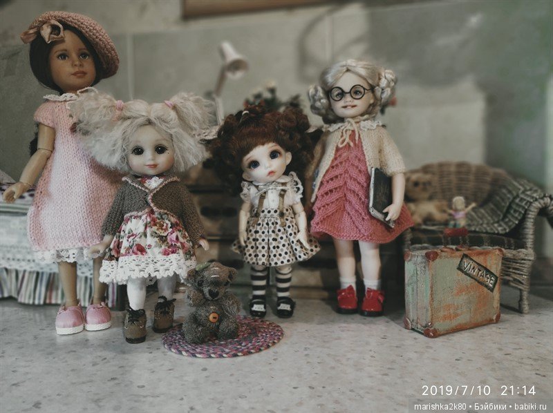 Элина. Мини кукла от Робин Вудс. ООАК Татьяны Карнаух