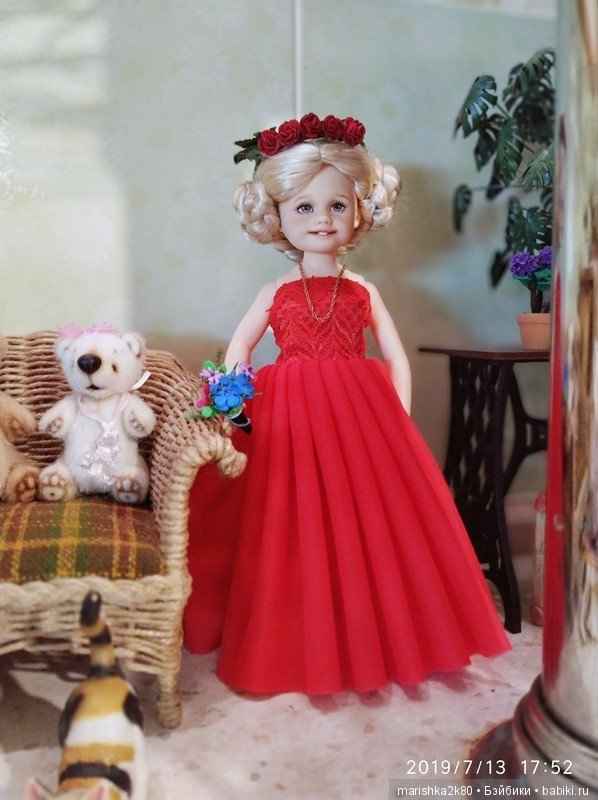 Элина. Мини кукла от Робин Вудс. ООАК Татьяны Карнаух