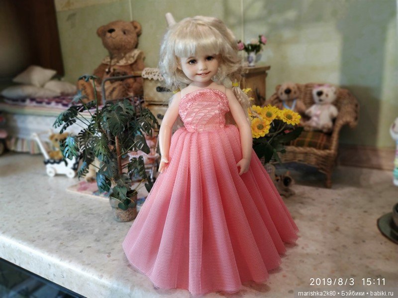 Элина. Мини кукла от Робин Вудс. ООАК Татьяны Карнаух