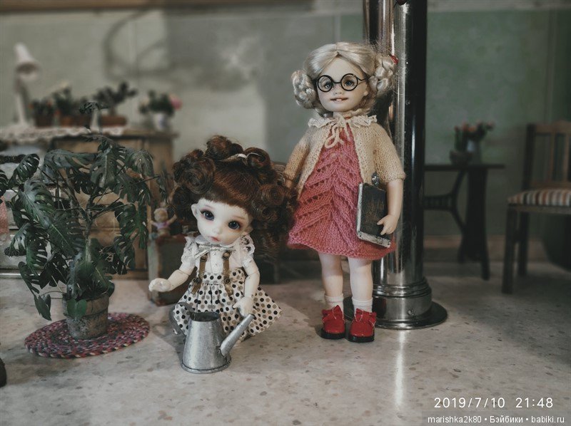 Элина. Мини кукла от Робин Вудс. ООАК Татьяны Карнаух