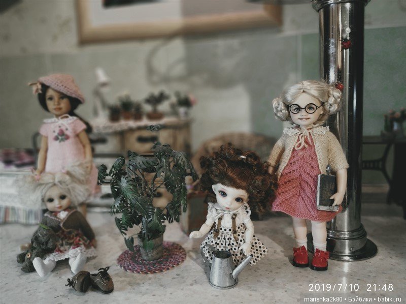 Элина. Мини кукла от Робин Вудс. ООАК Татьяны Карнаух