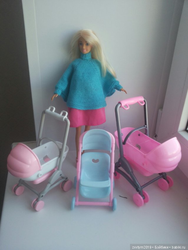 Коляска для беременной куклы