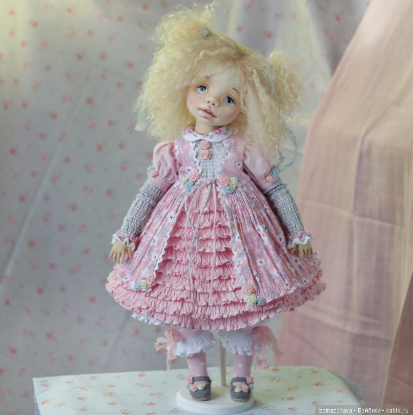 Куколка Зефирка — Авторские текстильные куклы: Вальдорфские (фото 4)