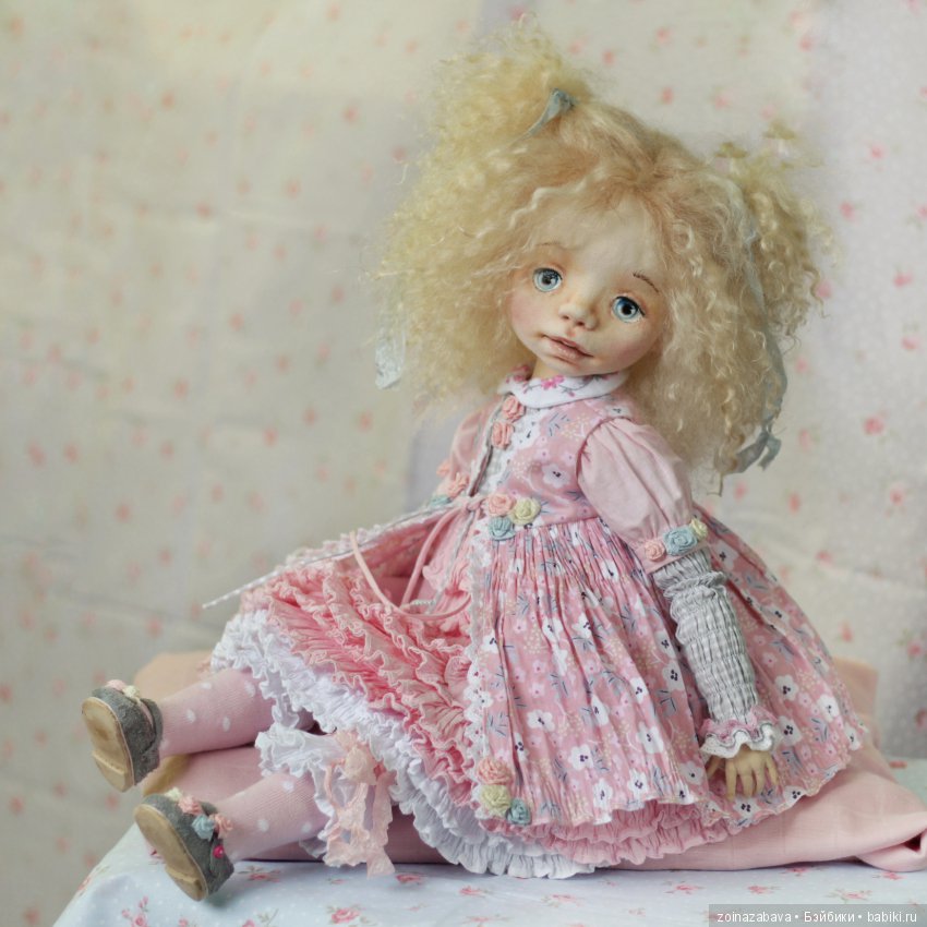 Куколка Зефирка — Авторские текстильные куклы: Вальдорфские