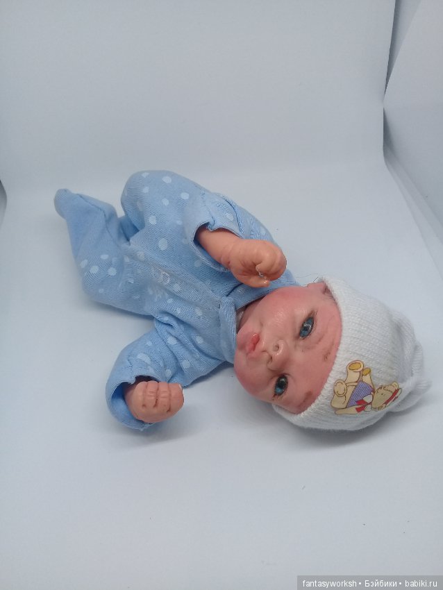 Малыш Данюша из полимерной глины. Авторская кукла Натальи Игнатьевой (фото 3)