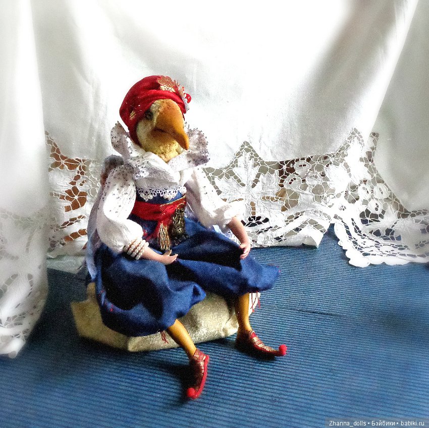 ПТиЦ д'Али ибн Адин — Текстильные игрушки и примитивы: кофейные (фото 2)