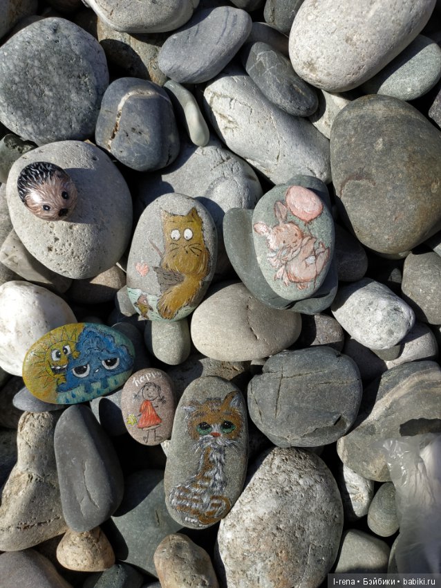 Рисунки на камнях — Авторские игрушки из разных материалов: синельная проволока (фото 7)