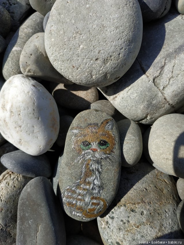 Рисунки на камнях — Авторские игрушки из разных материалов: синельная проволока (фото 6)