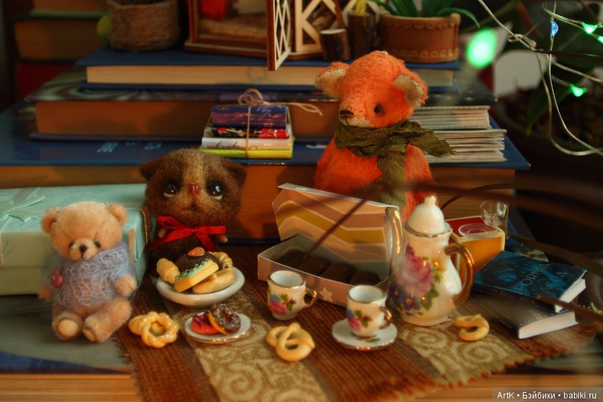 Новоселье — Домашние фото авторских игрушек: Тедди (фото 8)