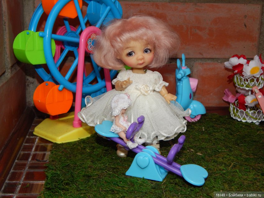 Вечером в саду — Куклы Nikki Britt (Никки Бритт): авторские BJD (БЖД)