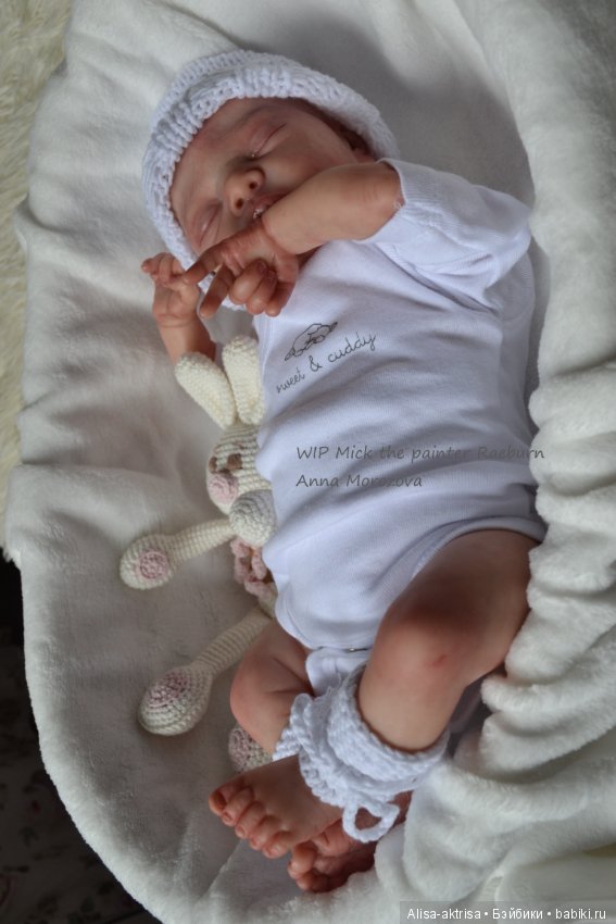 Немного фото процессика работы над двойней Мик от Адри Стоет. Куклы-реборн Анны Морозовой