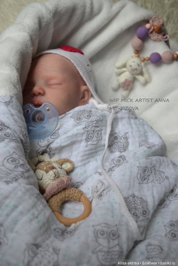 Немного фото процессика работы над двойней Мик от Адри Стоет. Куклы-реборн Анны Морозовой