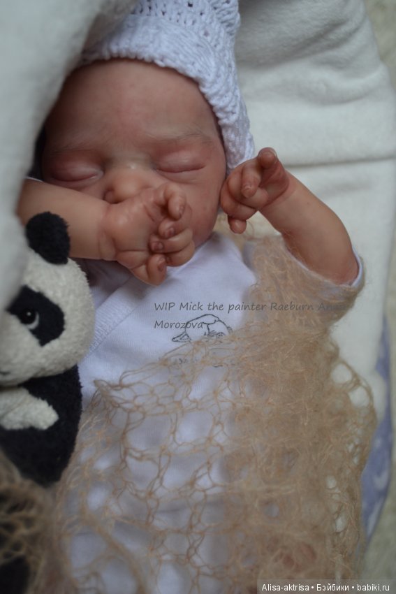 Немного фото процессика работы над двойней Мик от Адри Стоет. Куклы-реборн Анны Морозовой