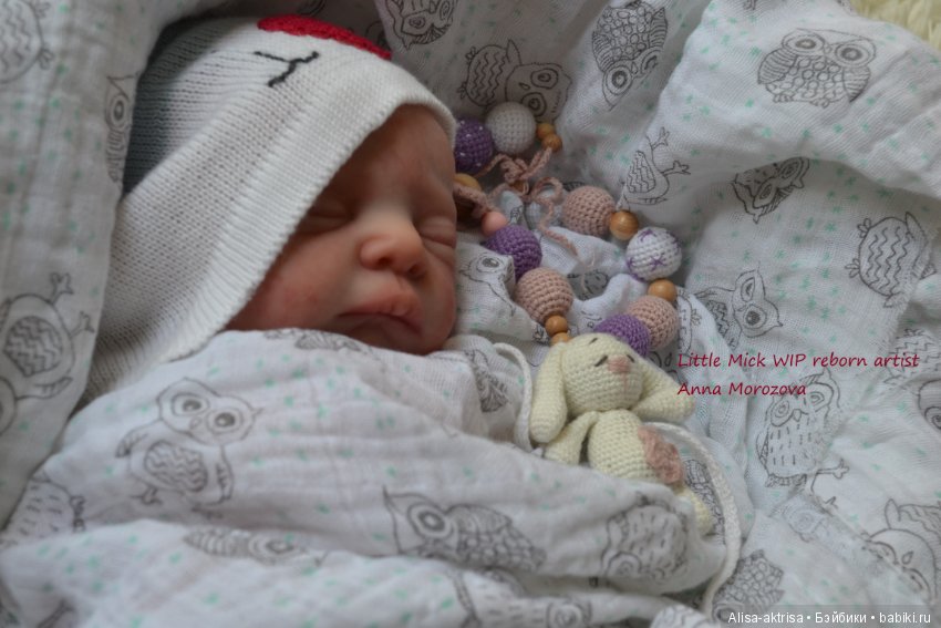 Немного фото процессика работы над двойней Мик от Адри Стоет. Куклы-реборн Анны Морозовой (фото 6)