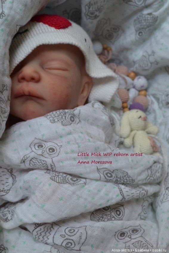 Немного фото процессика работы над двойней Мик от Адри Стоет. Куклы-реборн Анны Морозовой (фото 5)