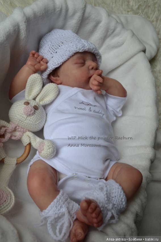 Немного фото процессика работы над двойней Мик от Адри Стоет. Куклы-реборн Анны Морозовой