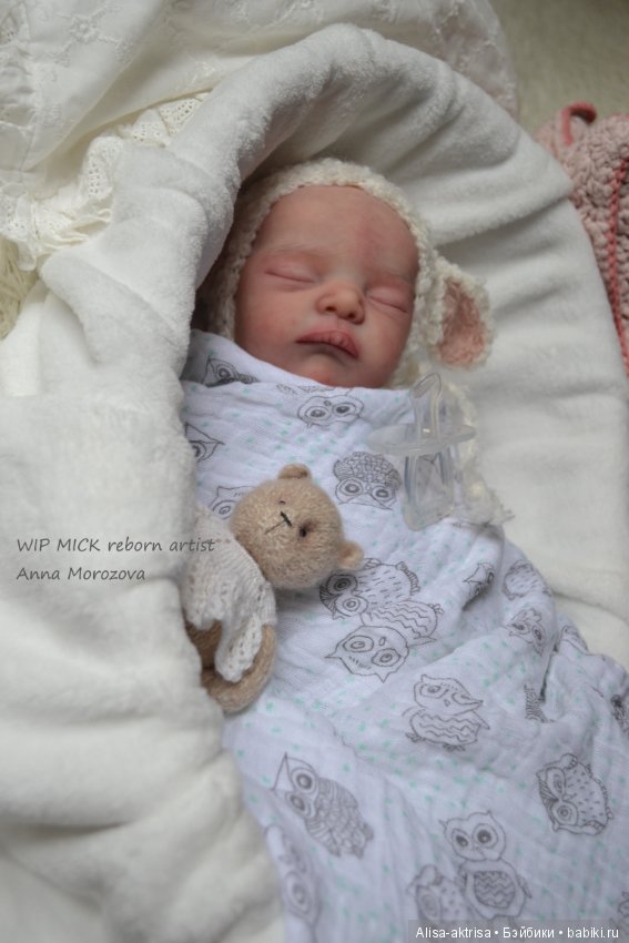 Немного фото процессика работы над двойней Мик от Адри Стоет. Куклы-реборн Анны Морозовой