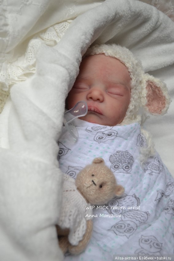 Немного фото процессика работы над двойней Мик от Адри Стоет. Куклы-реборн Анны Морозовой
