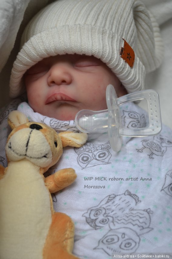 Немного фото процессика работы над двойней Мик от Адри Стоет. Куклы-реборн Анны Морозовой
