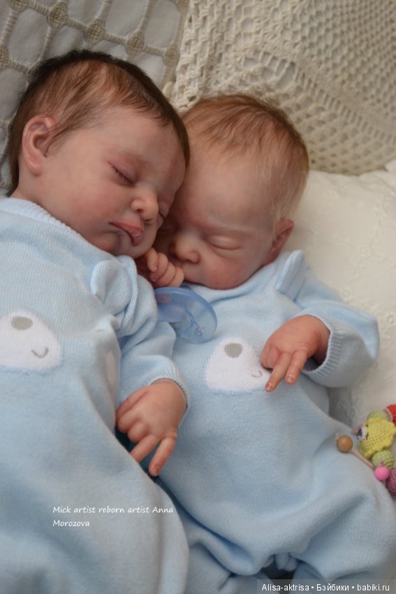 Малыши Мик скульптора Адри Стоет . Куклы - реборн Анны Морозовой