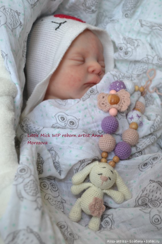 Немного фото процессика работы над двойней Мик от Адри Стоет. Куклы-реборн Анны Морозовой (фото 3)