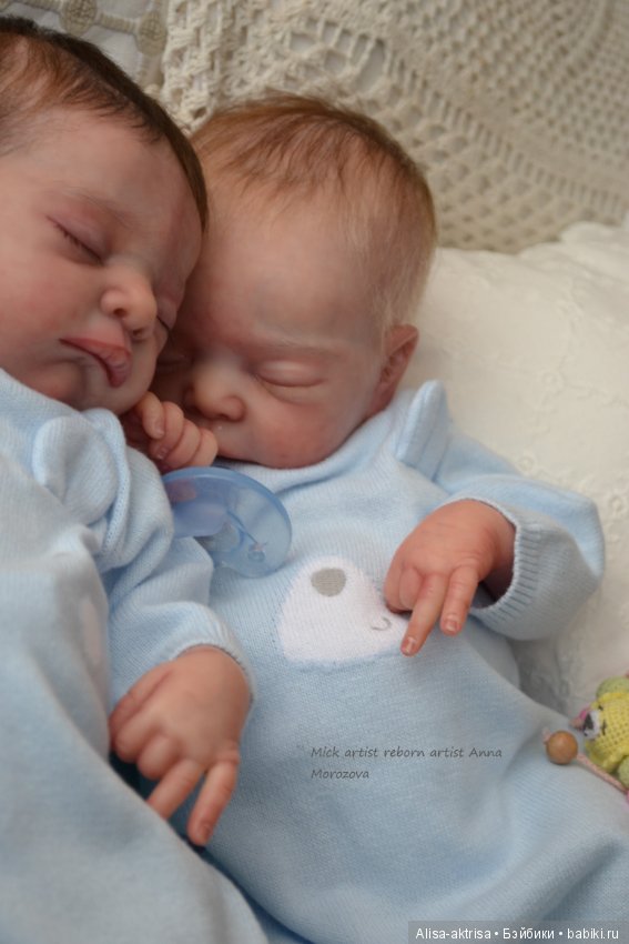 Малыши Мик скульптора Адри Стоет . Куклы - реборн Анны Морозовой