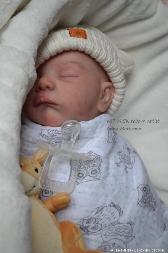 Немного фото процессика работы над двойней Мик от Адри Стоет. Куклы-реборн Анны Морозовой