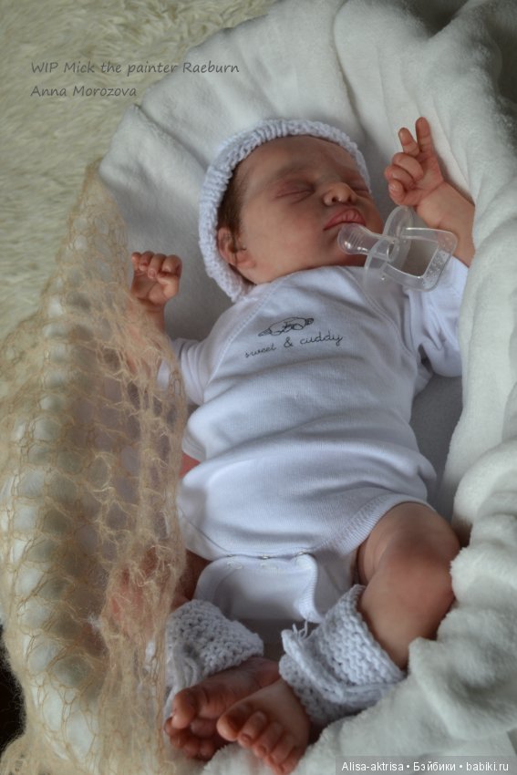 Немного фото процессика работы над двойней Мик от Адри Стоет. Куклы-реборн Анны Морозовой
