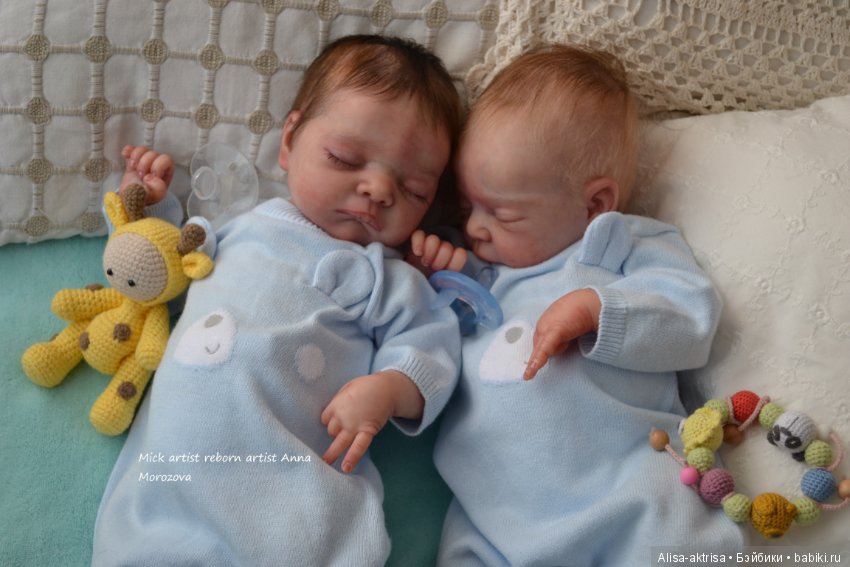 Малыши Мик скульптора Адри Стоет . Куклы - реборн Анны Морозовой