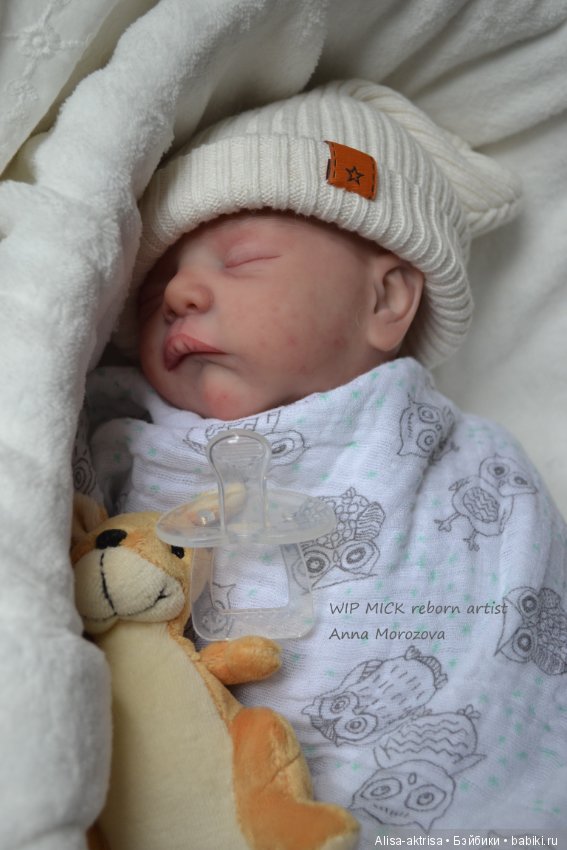 Немного фото процессика работы над двойней Мик от Адри Стоет. Куклы-реборн Анны Морозовой