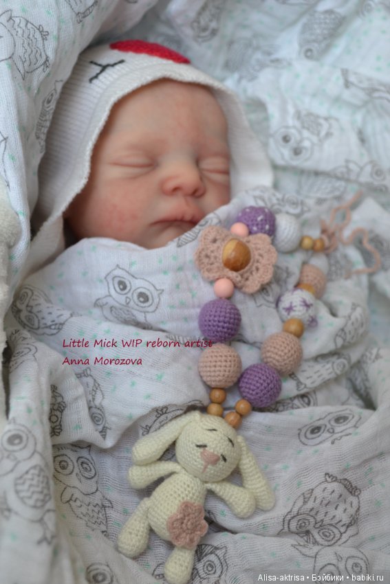 Немного фото процессика работы над двойней Мик от Адри Стоет. Куклы-реборн Анны Морозовой (фото 2)