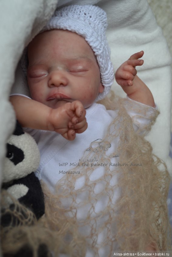 Немного фото процессика работы над двойней Мик от Адри Стоет. Куклы-реборн Анны Морозовой