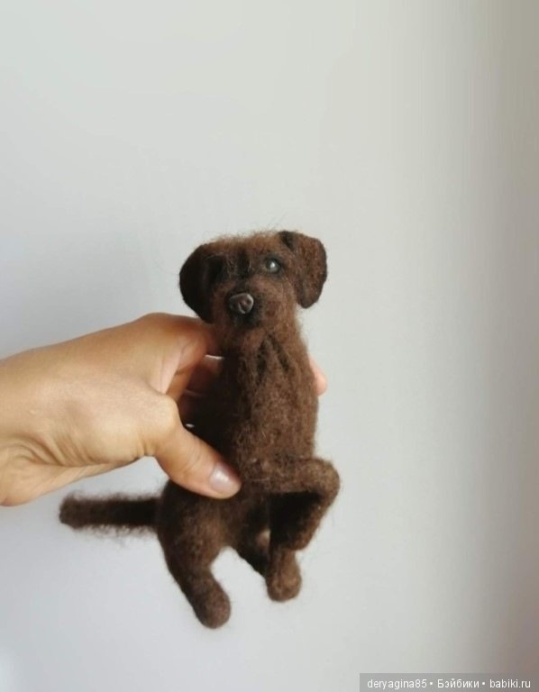 Пёс бродяга — Валяные игрушки из шерсти: сухое валяние (фото 4)