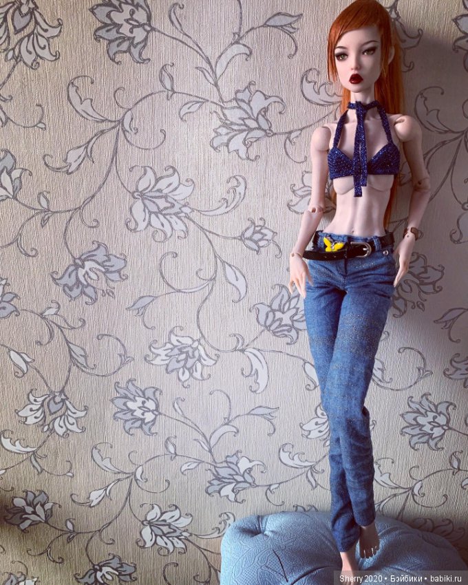 Шьём джинсы — Одежда и обувь для кукол BJD (БЖД): 1/3