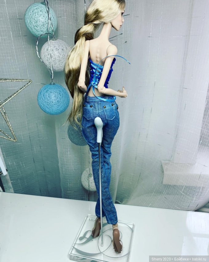 Шьём джинсы — Одежда и обувь для кукол BJD (БЖД): 1/3 (фото 4)