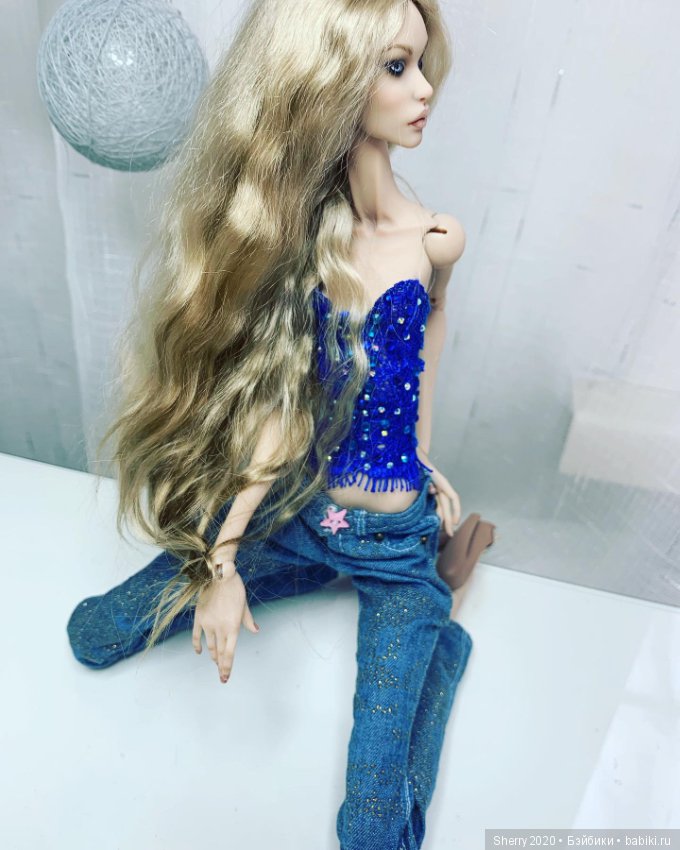 Шьём джинсы — Одежда и обувь для кукол BJD (БЖД): 1/3 (фото 2)