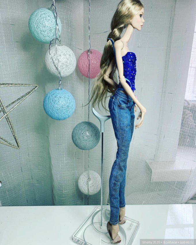 Шьём джинсы — Одежда и обувь для кукол BJD (БЖД): 1/3 (фото 3)