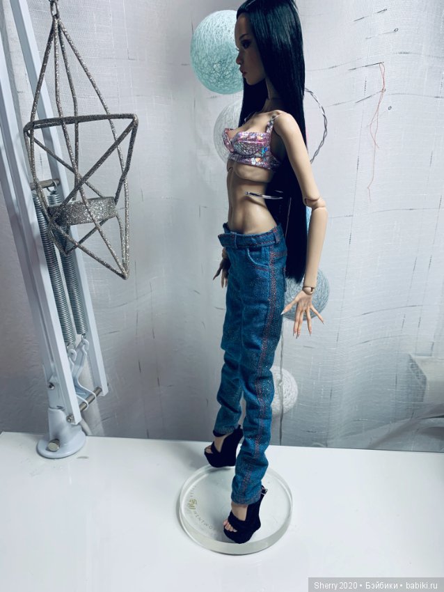 Шьём джинсы — Одежда и обувь для кукол BJD (БЖД): 1/3 (фото 6)
