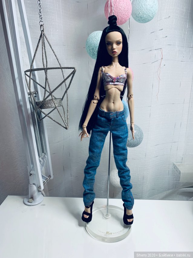 Шьём джинсы — Одежда и обувь для кукол BJD (БЖД): 1/3 (фото 5)