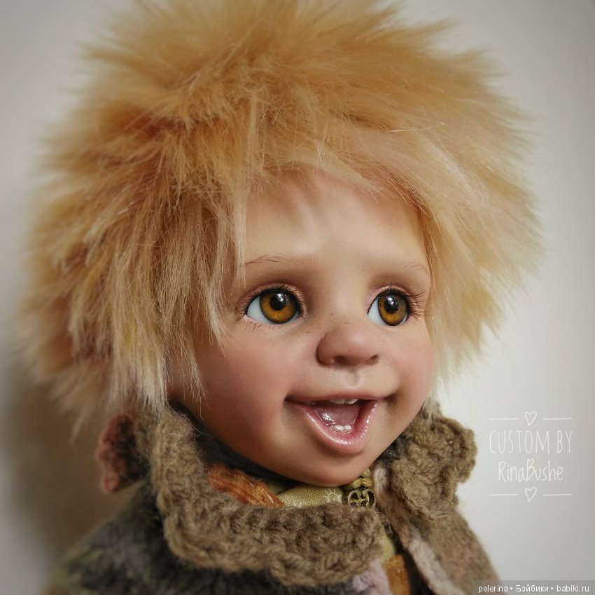 Гном Оливер. ООАК винтажной характерной куклы (фото 6)