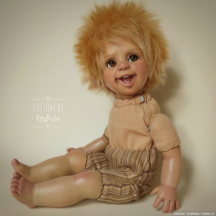 Гном Оливер. ООАК винтажной характерной куклы (фото 9)