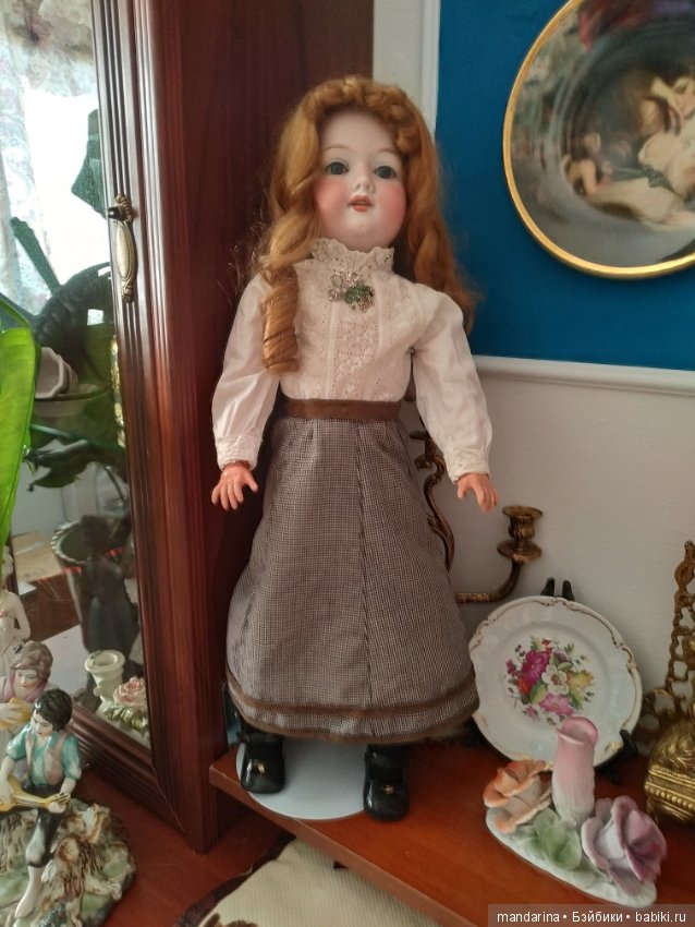 Девочки, я туплю, нужна помощь. Или моя первая антикварная кукла (фото 2)