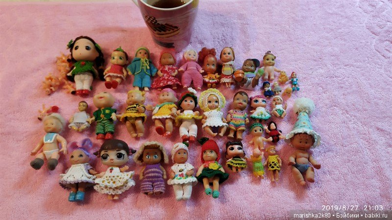 Мини куклы и пупсики до 10 см
