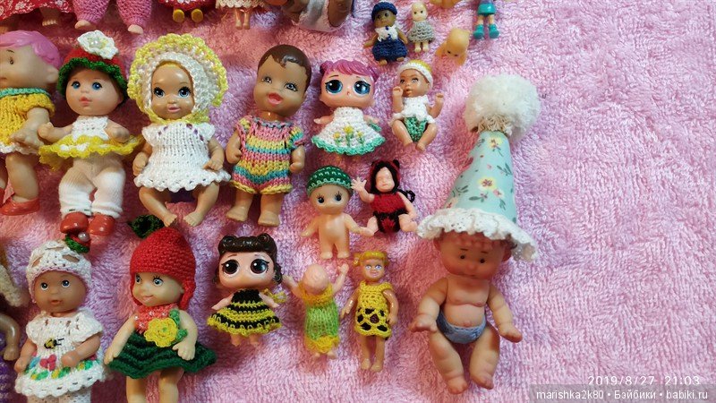 Мини куклы и пупсики до 10 см