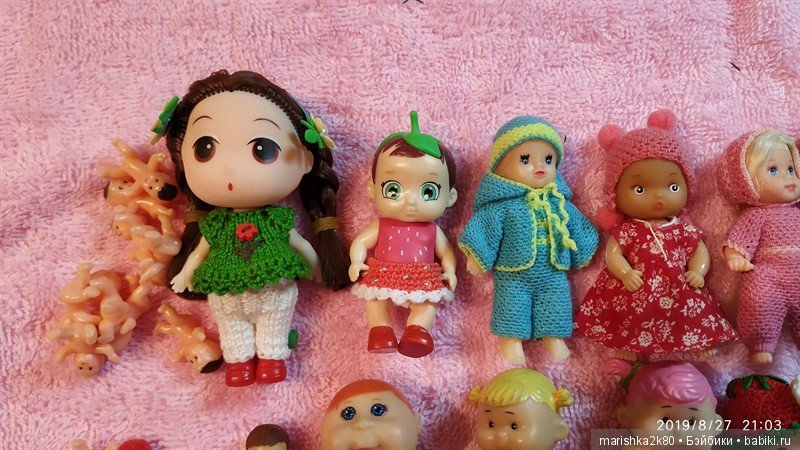 Мини куклы и пупсики до 10 см