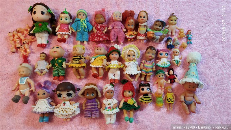 Мини куклы и пупсики до 10 см