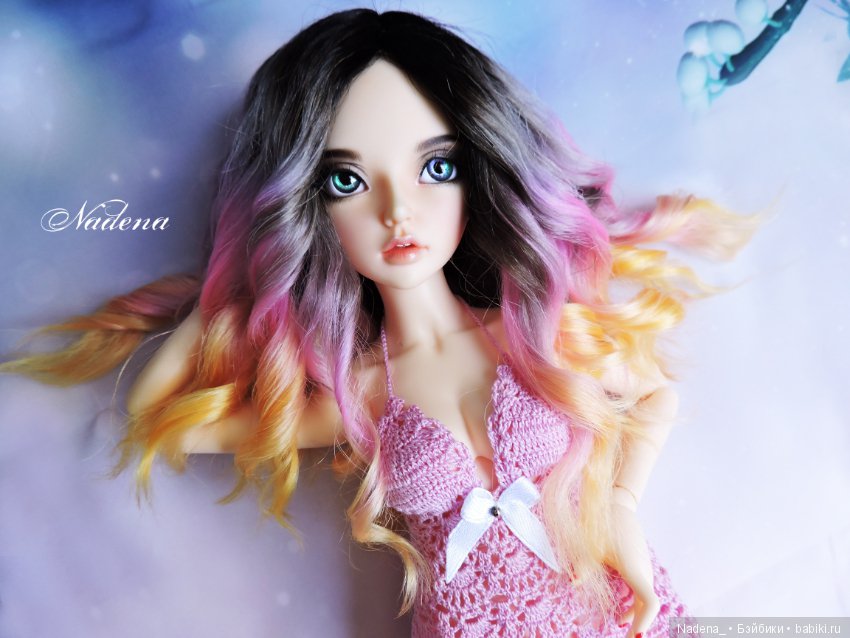 Парик для Minifee (MSD) — Одежда и обувь для кукол BJD (БЖД): 1/3
