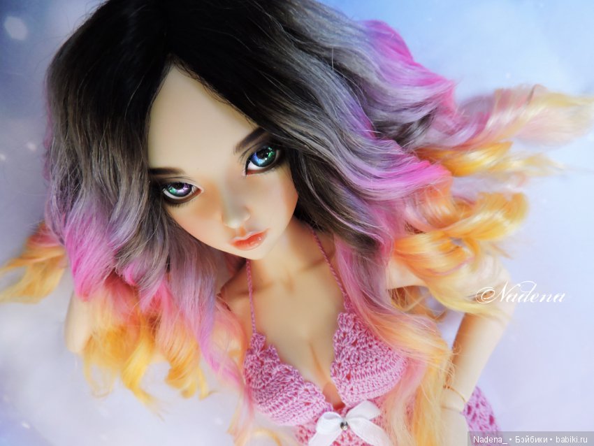 Парик для Minifee (MSD) — Одежда и обувь для кукол BJD (БЖД): 1/3 (фото 2)