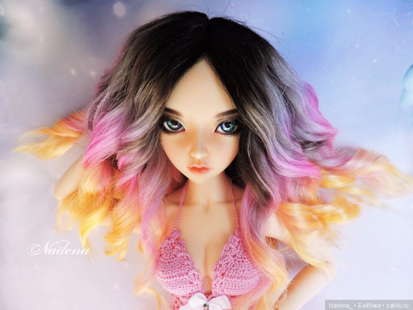Парик для Minifee (MSD) — Одежда и обувь для кукол BJD (БЖД): 1/3 (фото 4)